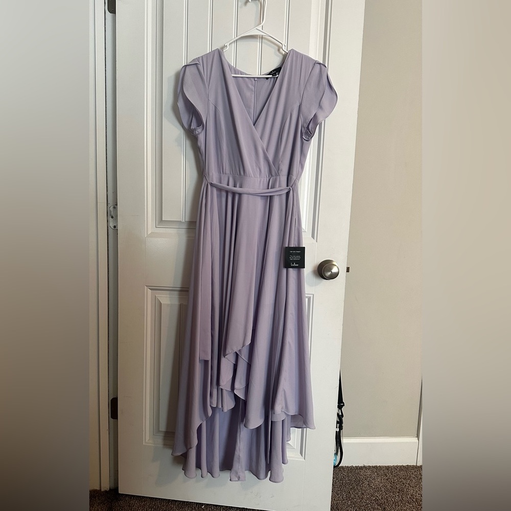 French Countryside Lavender High-Low Dress